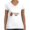 Women's Fine Jersey V-Neck Tee Women's Fine Jersey V-Neck Tee Thumbnail