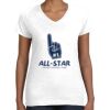 Women's Fine Jersey V-Neck Tee Women's Fine Jersey V-Neck Tee Thumbnail