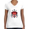 Women's Fine Jersey V-Neck Tee Women's Fine Jersey V-Neck Tee Thumbnail
