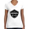 Women's Fine Jersey V-Neck Tee Women's Fine Jersey V-Neck Tee Thumbnail
