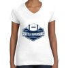 Women's Fine Jersey V-Neck Tee Women's Fine Jersey V-Neck Tee Thumbnail