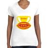 Women's Fine Jersey V-Neck Tee Women's Fine Jersey V-Neck Tee Thumbnail