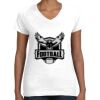 Women's Fine Jersey V-Neck Tee Women's Fine Jersey V-Neck Tee Thumbnail