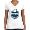 Women's Fine Jersey V-Neck Tee Women's Fine Jersey V-Neck Tee Thumbnail