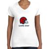 Women's Fine Jersey V-Neck Tee Women's Fine Jersey V-Neck Tee Thumbnail