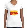 Women's Fine Jersey V-Neck Tee Women's Fine Jersey V-Neck Tee Thumbnail