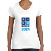 Women's Fine Jersey V-Neck Tee Women's Fine Jersey V-Neck Tee Thumbnail