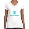 Women's Fine Jersey V-Neck Tee Women's Fine Jersey V-Neck Tee Thumbnail
