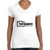 Women's Fine Jersey V-Neck Tee Women's Fine Jersey V-Neck Tee Thumbnail