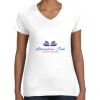 Women's Fine Jersey V-Neck Tee Women's Fine Jersey V-Neck Tee Thumbnail