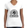 Women's Fine Jersey V-Neck Tee Women's Fine Jersey V-Neck Tee Thumbnail