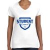 Women's Fine Jersey V-Neck Tee Women's Fine Jersey V-Neck Tee Thumbnail