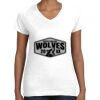 Women's Fine Jersey V-Neck Tee Women's Fine Jersey V-Neck Tee Thumbnail