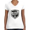 Women's Fine Jersey V-Neck Tee Women's Fine Jersey V-Neck Tee Thumbnail