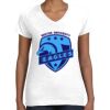Women's Fine Jersey V-Neck Tee Women's Fine Jersey V-Neck Tee Thumbnail