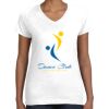 Women's Fine Jersey V-Neck Tee Women's Fine Jersey V-Neck Tee Thumbnail