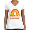 Women's Fine Jersey V-Neck Tee Women's Fine Jersey V-Neck Tee Thumbnail