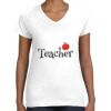 Women's Fine Jersey V-Neck Tee Women's Fine Jersey V-Neck Tee Thumbnail