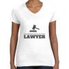 Women's Fine Jersey V-Neck Tee Women's Fine Jersey V-Neck Tee Thumbnail