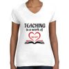 Women's Fine Jersey V-Neck Tee Women's Fine Jersey V-Neck Tee Thumbnail