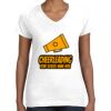 Women's Fine Jersey V-Neck Tee Women's Fine Jersey V-Neck Tee Thumbnail
