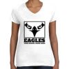 Women's Fine Jersey V-Neck Tee Women's Fine Jersey V-Neck Tee Thumbnail