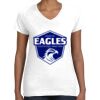 Women's Fine Jersey V-Neck Tee Women's Fine Jersey V-Neck Tee Thumbnail