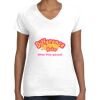 Women's Fine Jersey V-Neck Tee Women's Fine Jersey V-Neck Tee Thumbnail
