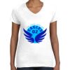 Women's Fine Jersey V-Neck Tee Women's Fine Jersey V-Neck Tee Thumbnail