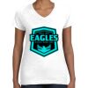 Women's Fine Jersey V-Neck Tee Women's Fine Jersey V-Neck Tee Thumbnail