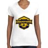 Women's Fine Jersey V-Neck Tee Women's Fine Jersey V-Neck Tee Thumbnail