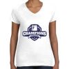 Women's Fine Jersey V-Neck Tee Women's Fine Jersey V-Neck Tee Thumbnail
