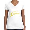 Women's Fine Jersey V-Neck Tee Women's Fine Jersey V-Neck Tee Thumbnail