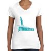 Women's Fine Jersey V-Neck Tee Women's Fine Jersey V-Neck Tee Thumbnail