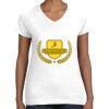 Women's Fine Jersey V-Neck Tee Women's Fine Jersey V-Neck Tee Thumbnail