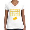 Women's Fine Jersey V-Neck Tee Women's Fine Jersey V-Neck Tee Thumbnail