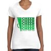 Women's Fine Jersey V-Neck Tee Women's Fine Jersey V-Neck Tee Thumbnail