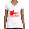 Women's Fine Jersey V-Neck Tee Women's Fine Jersey V-Neck Tee Thumbnail