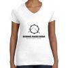 Women's Fine Jersey V-Neck Tee Women's Fine Jersey V-Neck Tee Thumbnail