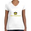 Women's Fine Jersey V-Neck Tee Women's Fine Jersey V-Neck Tee Thumbnail