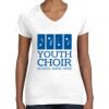 Women's Fine Jersey V-Neck Tee Women's Fine Jersey V-Neck Tee Thumbnail