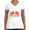 Women's Fine Jersey V-Neck Tee Women's Fine Jersey V-Neck Tee Thumbnail