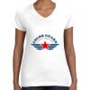 Women's Fine Jersey V-Neck Tee Women's Fine Jersey V-Neck Tee Thumbnail