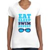 Women's Fine Jersey V-Neck Tee Women's Fine Jersey V-Neck Tee Thumbnail