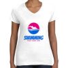 Women's Fine Jersey V-Neck Tee Women's Fine Jersey V-Neck Tee Thumbnail