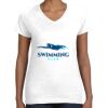 Women's Fine Jersey V-Neck Tee Women's Fine Jersey V-Neck Tee Thumbnail