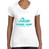 Women's Fine Jersey V-Neck Tee Women's Fine Jersey V-Neck Tee Thumbnail