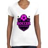 Women's Fine Jersey V-Neck Tee Women's Fine Jersey V-Neck Tee Thumbnail