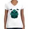 Women's Fine Jersey V-Neck Tee Women's Fine Jersey V-Neck Tee Thumbnail