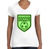 Women's Fine Jersey V-Neck Tee Women's Fine Jersey V-Neck Tee Thumbnail